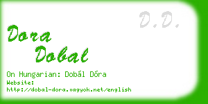 dora dobal business card